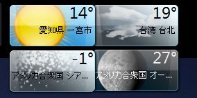 毎朝チェックする気温は4箇所