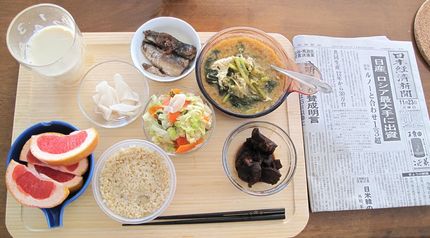 今朝のKUMAの食事（2010...