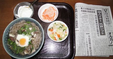 今朝のKUMAの食事(2010...