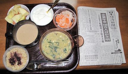 今朝のKUMAの食事(2010...