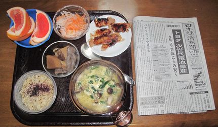今朝のKUMAの食事(2011...