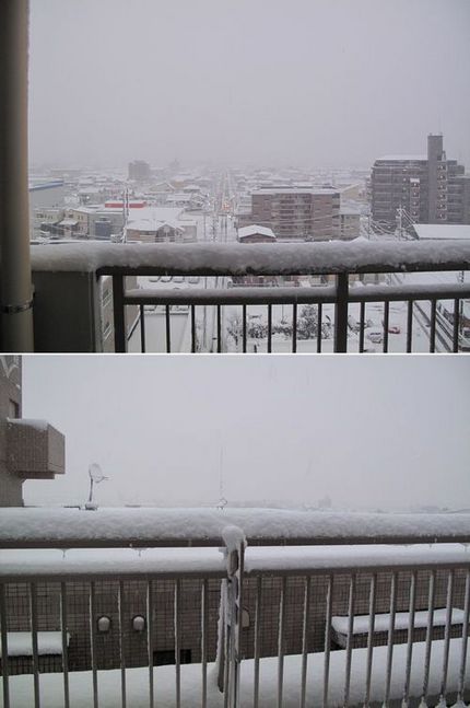 積雪は予想以上、警報も出ていま...