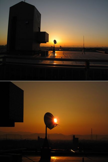 4月1日の朝は快晴