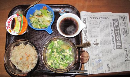 今朝のKUMAの食事(2011...