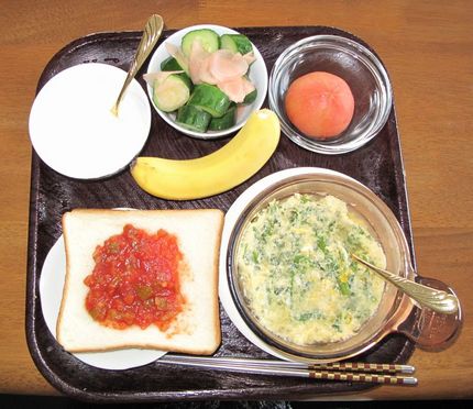 今朝のKUMAの食事(2011...