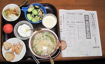 今朝のKUMAの食事(2011...