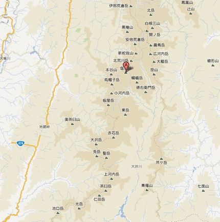 塩見岳トレッキング(2011....