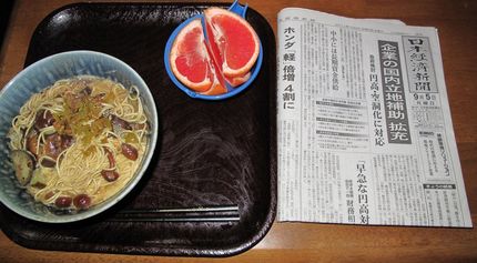 今朝のKUMAの食事(2011...