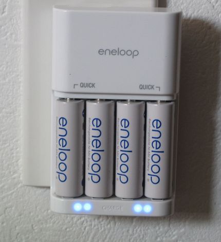 山行きの準備（電池の充電）