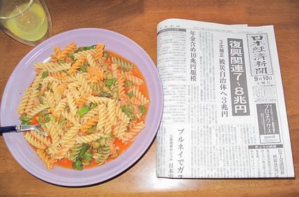 今朝のKUMAの食事(2011...