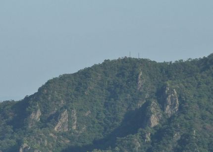 鳩吹山の危険な北面