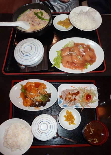 キレイナオネエサンと昼ごはん