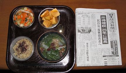 今朝のKUMAの食事(2011...
