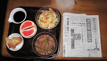 今朝のKUMAの食事(2011...