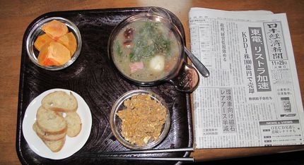 今朝のKUMAの食事(2011...