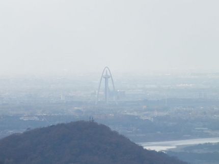 犬山、継鹿尾山展望台からの景観
