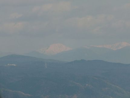 塩見岳をしっかり撮影出来ました