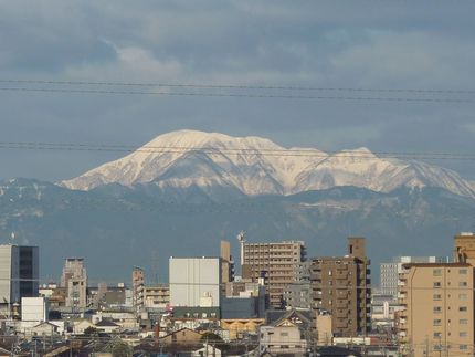 今朝の伊吹山