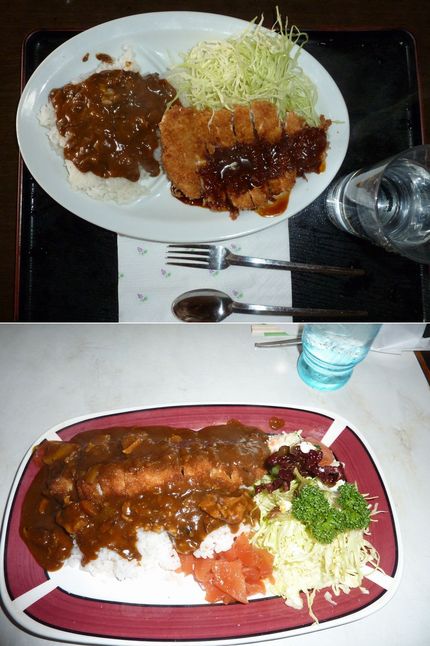 カツカレー食べ比べ