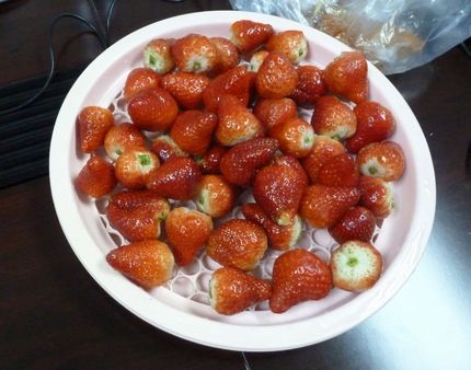 中国のイチゴの味
