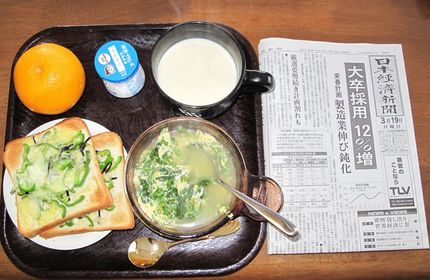 今朝のKUMAの食事(2012...