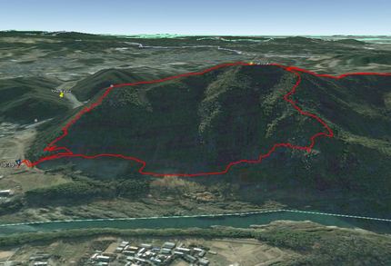 こんなコースを登っています
