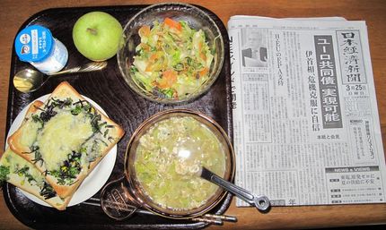 今朝のKUMAの食事(2012...