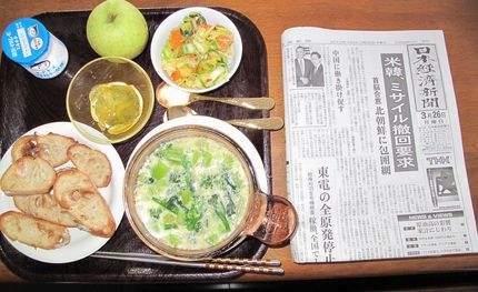 今朝のKUMAの食事(2012...
