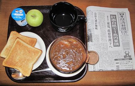 今朝のKUMAの食事(2012...
