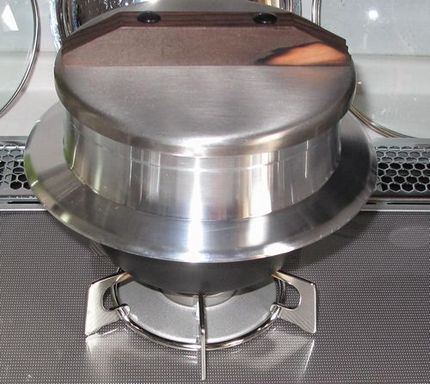 ガスで炊飯を再開