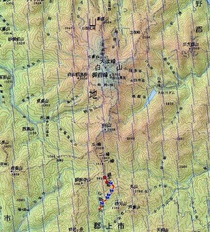 禅定道と登山ルート