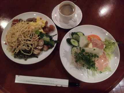 朝ご飯です