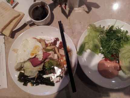 朝ご飯です