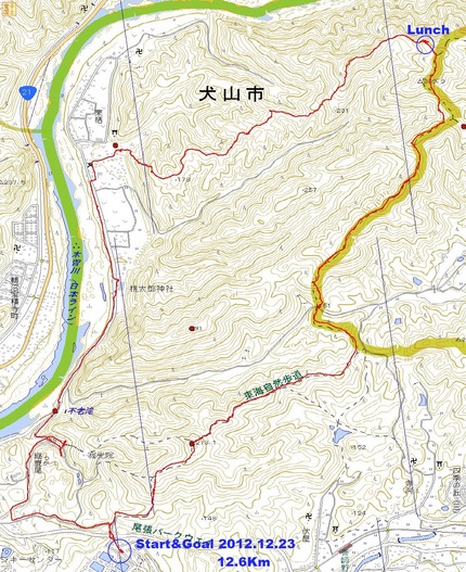 継鹿尾山から鳩吹を目指したので...