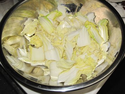 今年は白菜は高値です
