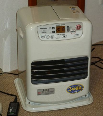 暖房をついに化石燃料に変更