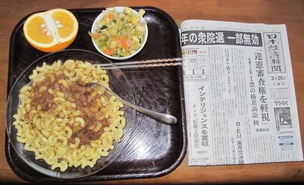 今朝のKUMAの食事(2013...