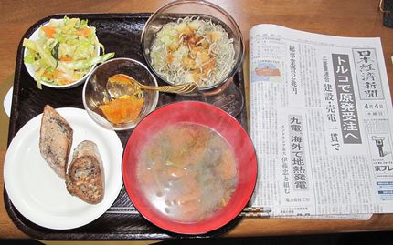 今朝のKUMAの食事(2013...