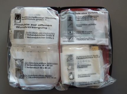 ドイツでは傷害手当用品の車載は...