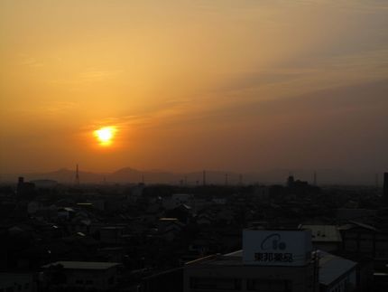 今日の日の出(2013.05....