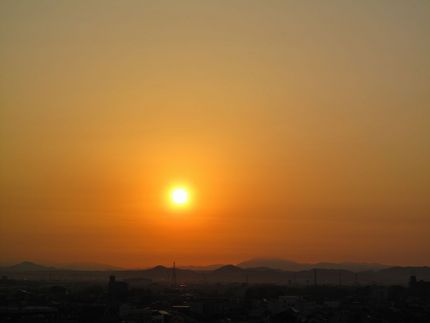 今日の日の出(2013.05....