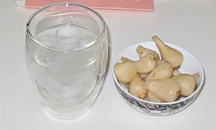 らっきょうの塩漬け