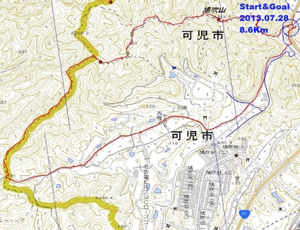 鳩吹山トレッキング(2013....