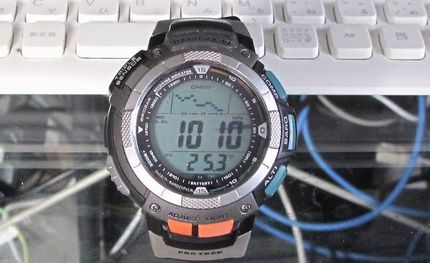 気圧の変化を見る（機種によって...