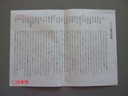 三十六歌仙屏風