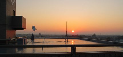 今朝の日の出(2013.10....