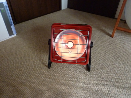 ベースキャンプ用の暖房機
