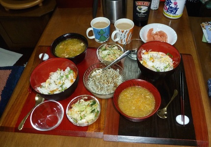 今朝のKUMAの食事(2014...