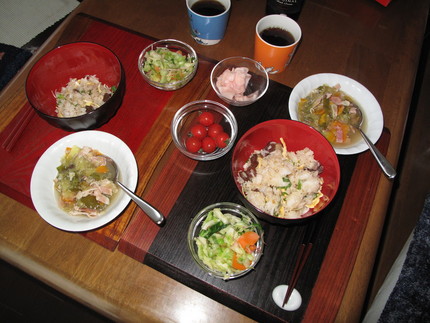 今朝のKUMAの食事(2014...