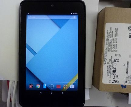 Nexus7のリフレッシュ